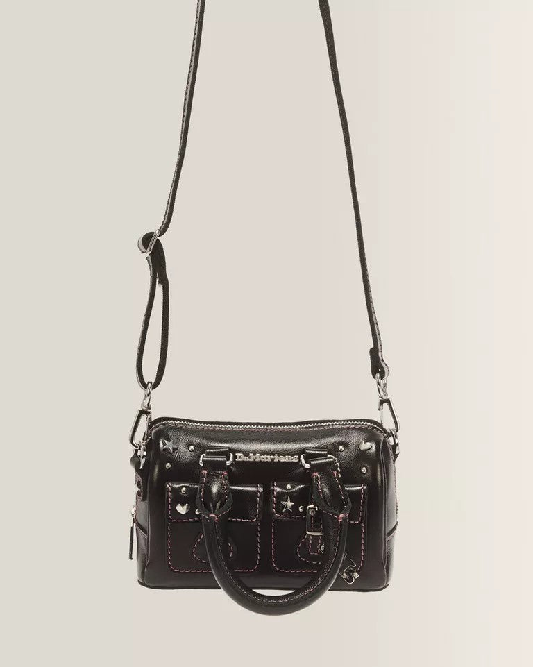Dr. Martens Mini Top Handle Bag - Black Milled Gloss
