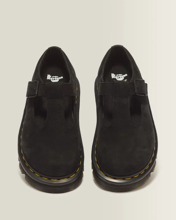 Dr. Martens Zebzag Mary Jane - Black Milled Nubuck