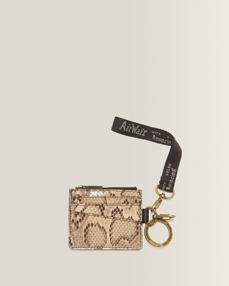 Dr. Martens Card Holder - Cream+Black Iced Reptile Print+Kiev
