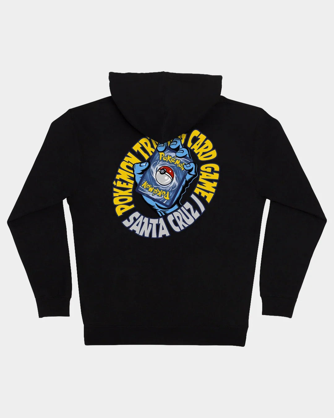 Santa Cruz X Pokemon TCG Hand Mens Zip Hoodie