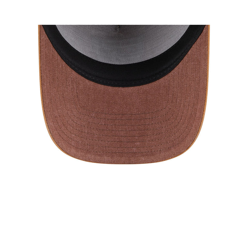 New Era Las Vegas Raiders Washed Canvas Bronze 9FORTY A-Frame Snapback