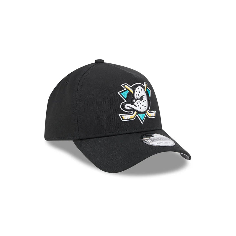 New Era Anaheim Ducks Black Retro Ducks 9FORTY A-Frame Snapback