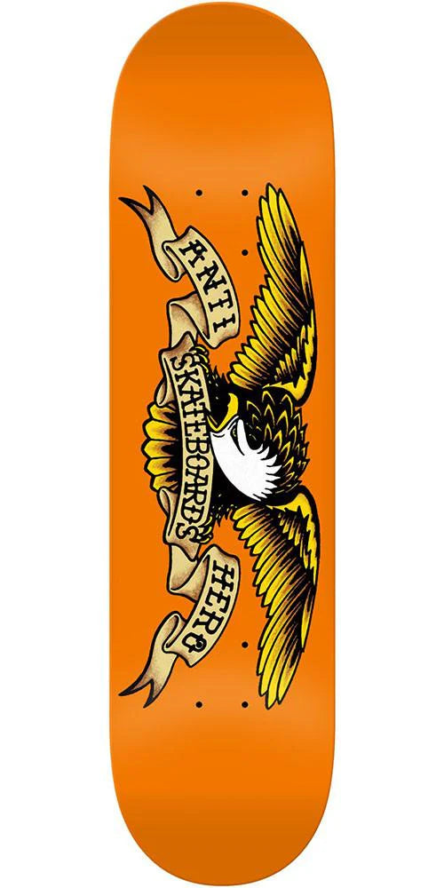 ANTIHERO TEAM CLASSIC EAGLE 9.0" ORANGE DECK
