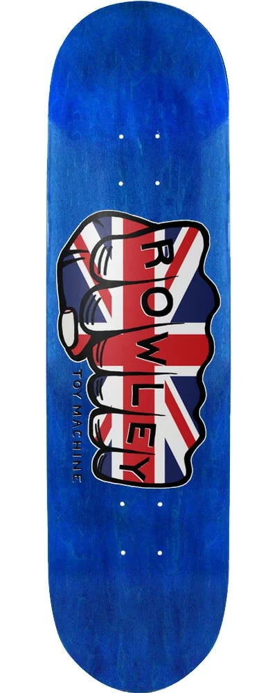 Toy Machine 8.25" Rowley Union Jack Blue Deck
