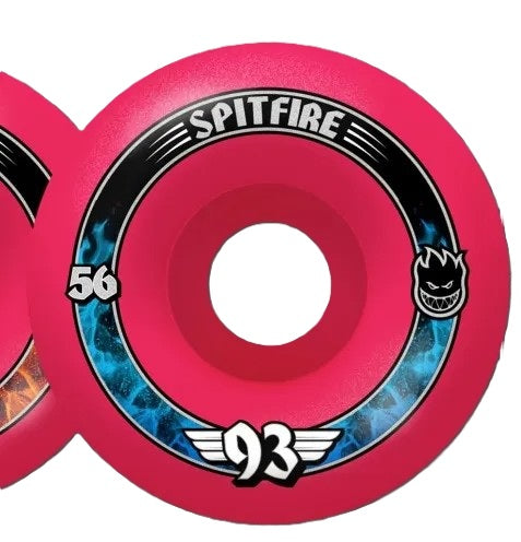 Spitfire F493 Radial Pink Wheels 56mm