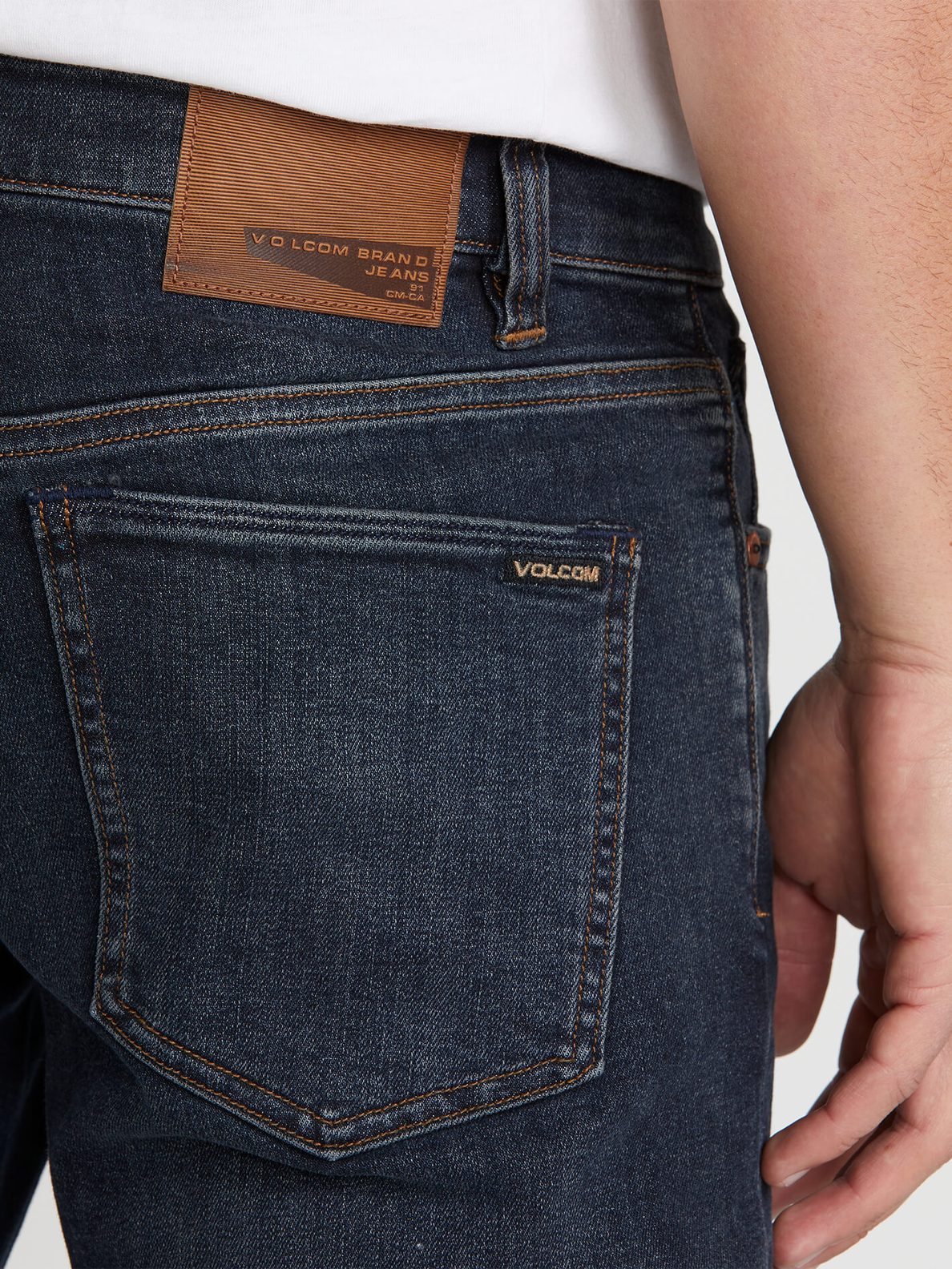 Volcom Vorta Slim Fit Jeans Vintage Blue