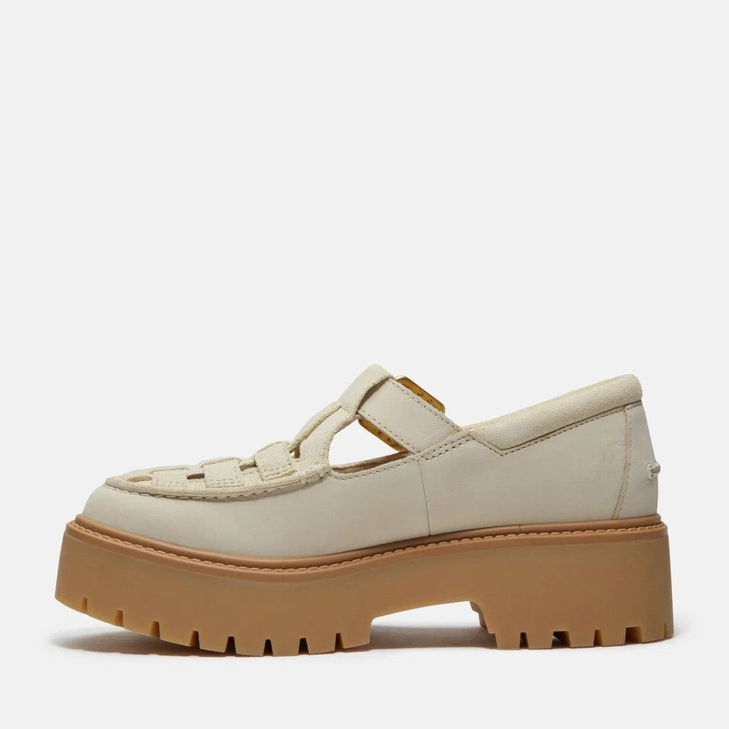 Timberland Stone Street Platform Buckle - Light Beige Suede