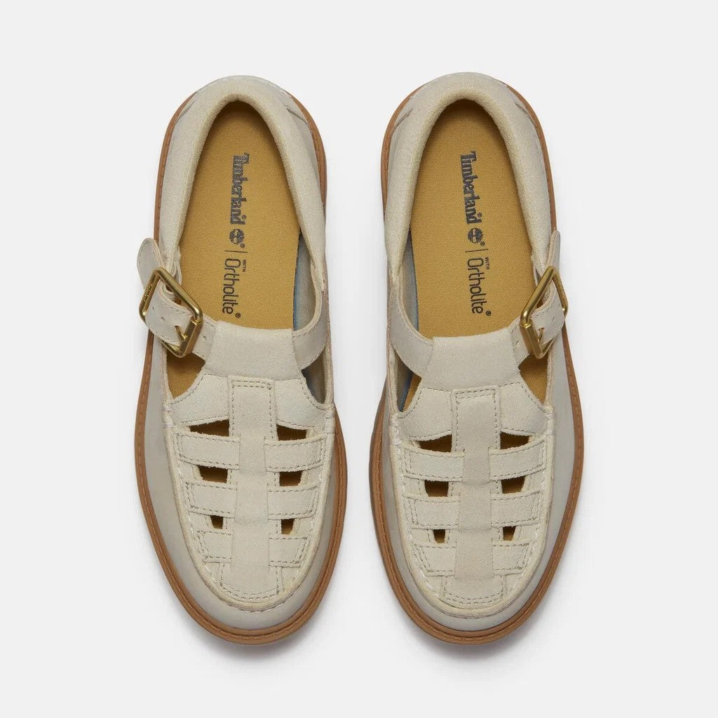Timberland Stone Street Platform Buckle - Light Beige Suede