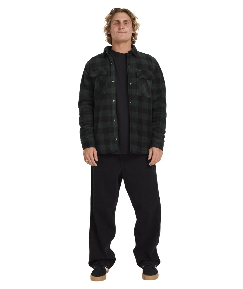 Volcom Bowered Fleece Over-Shirt - Scarab