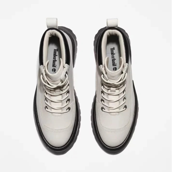 Timberland Womens Sky 6 Inch Lace Up Boots White Nubuck