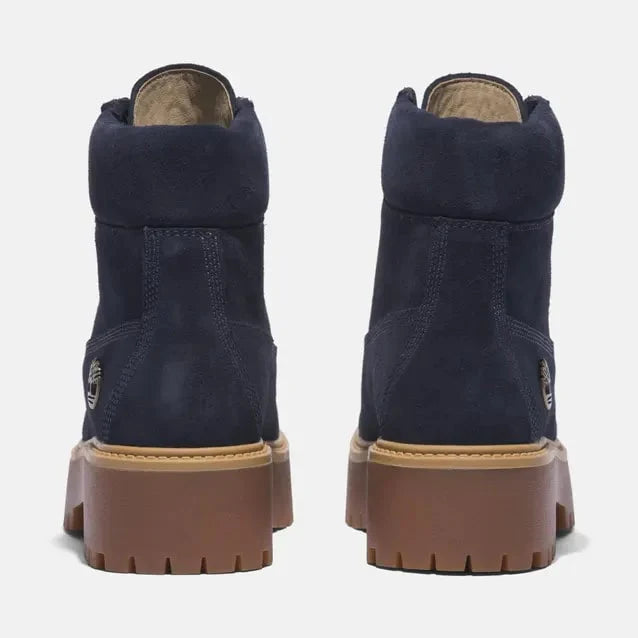 Timberland Women's Stone Street 6-Inch Waterproof Boot - Dark Blue Suede