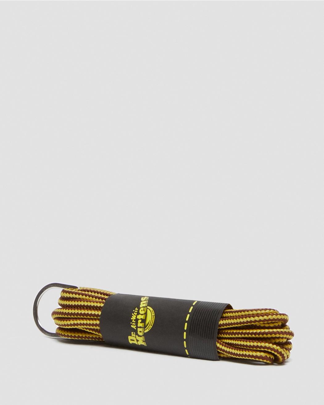 Dr. Martens 140CM 8-10 Eye Round Laces - Brown / Yellow
