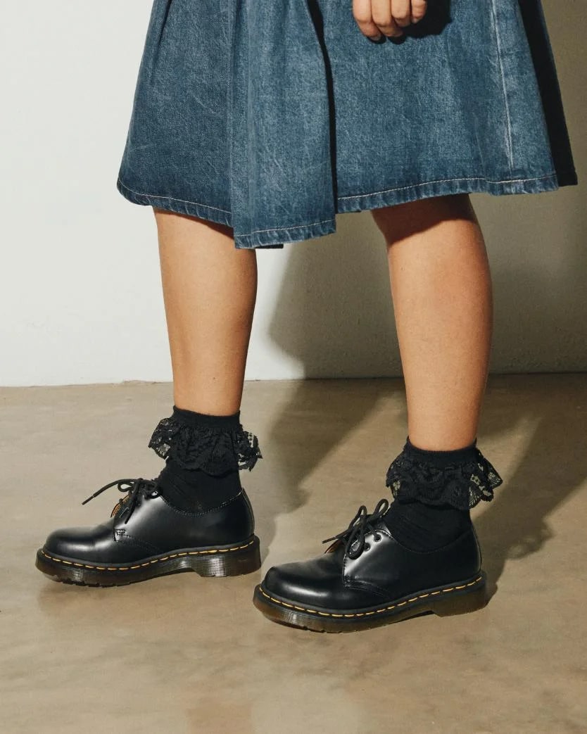 Dr. Martens Frill Sock Organic Cotton Blend - Black