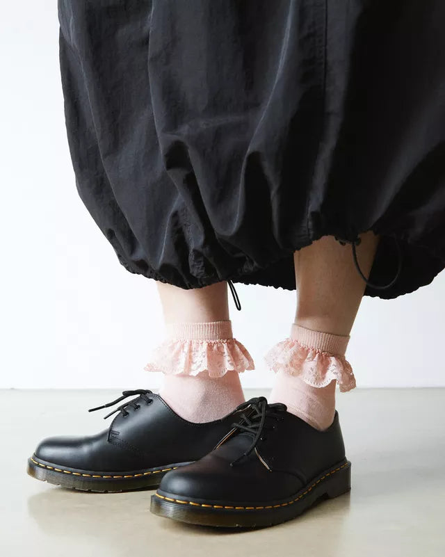 DR. Martens Frill Sock Organic Cotton Blend - Powder Pink
