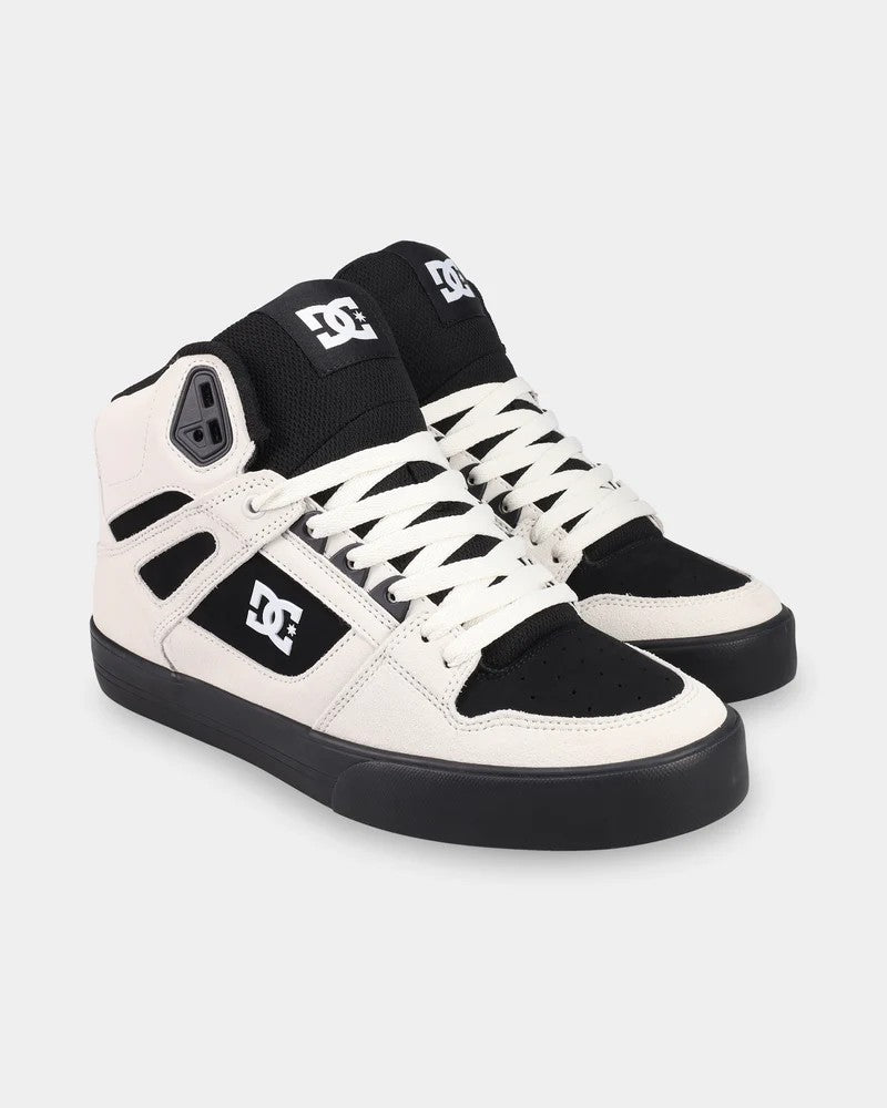 DC Pure High-Top - Off White/White/Black