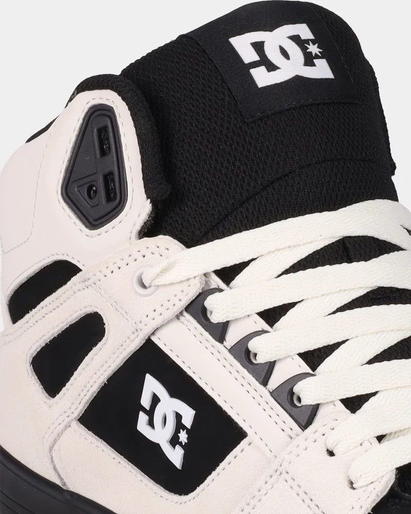 DC Pure High-Top - Off White/White/Black