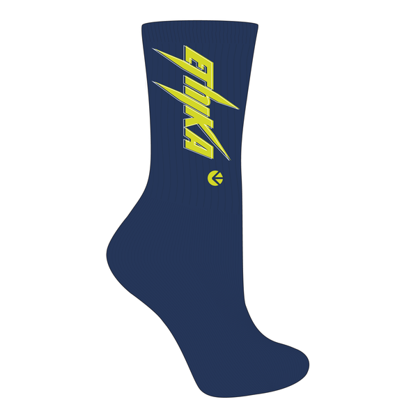 Ethika Boys Crew Sock - Bolt Bold