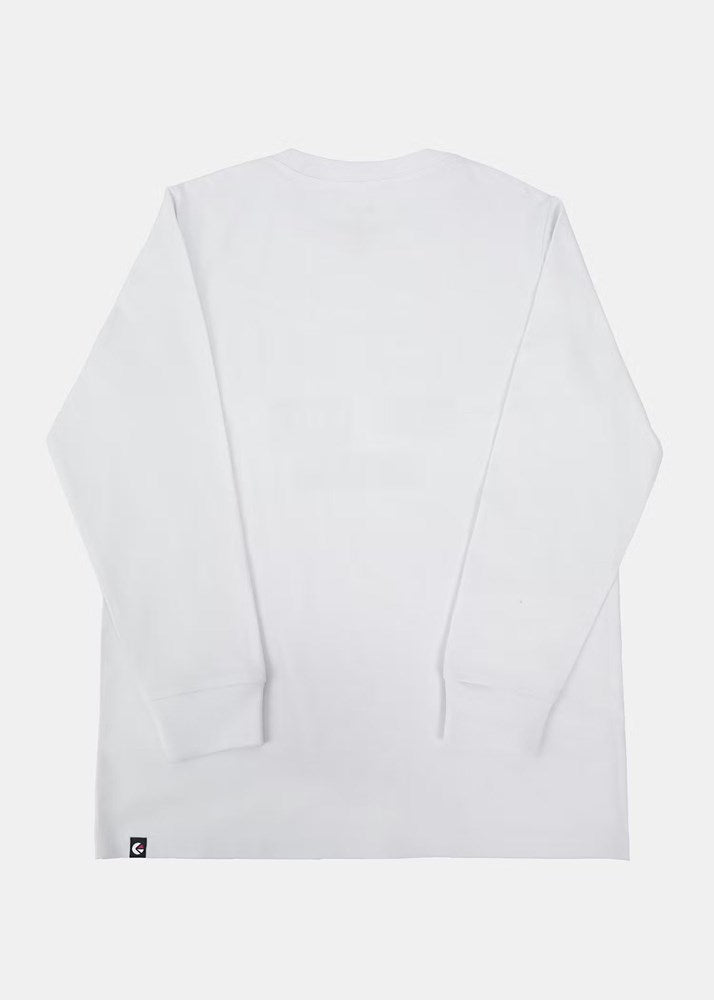 Ethika Boys Stamped Longsleeve Tee - White