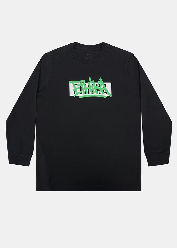 Ethika Boys Blastover Longsleeve Tee - Black