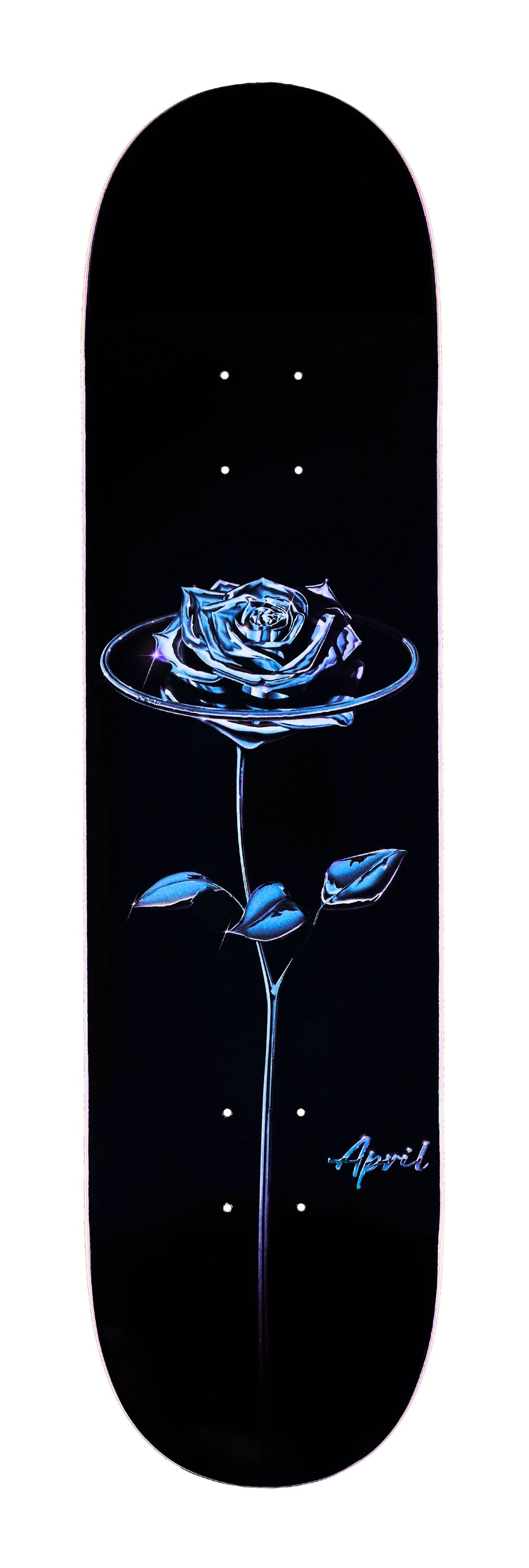 APRIL CHROME ROSE BLACK 8.13" DECK