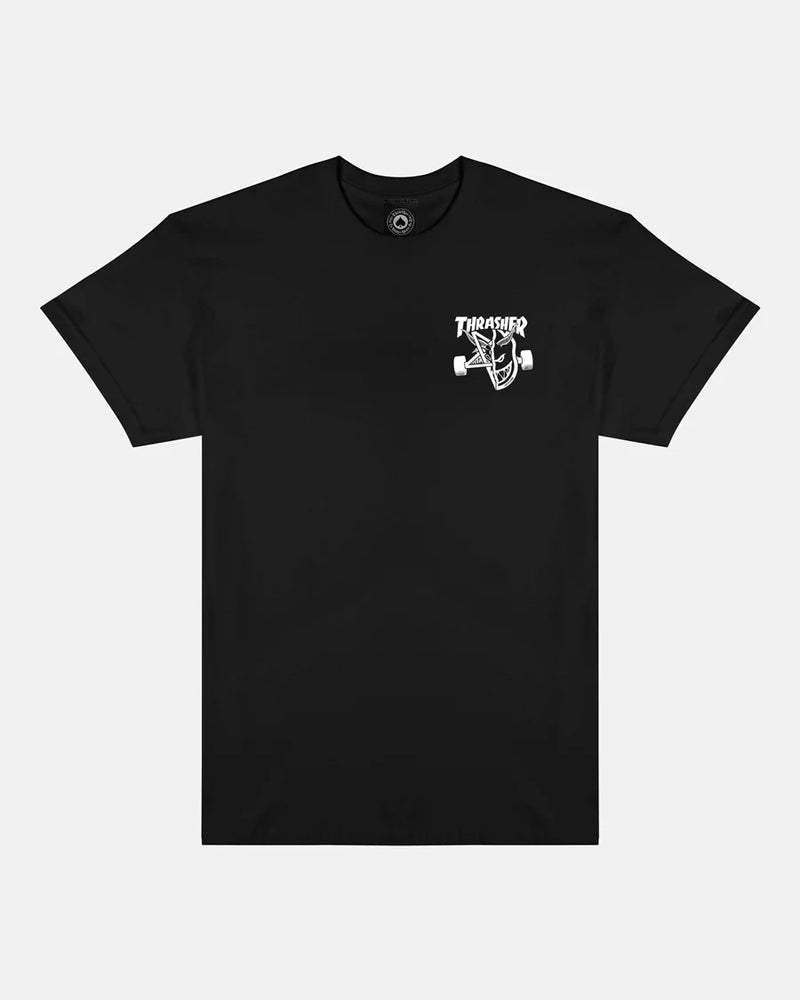 Thrasher X Spitfire Classic Swirl Tee - Black