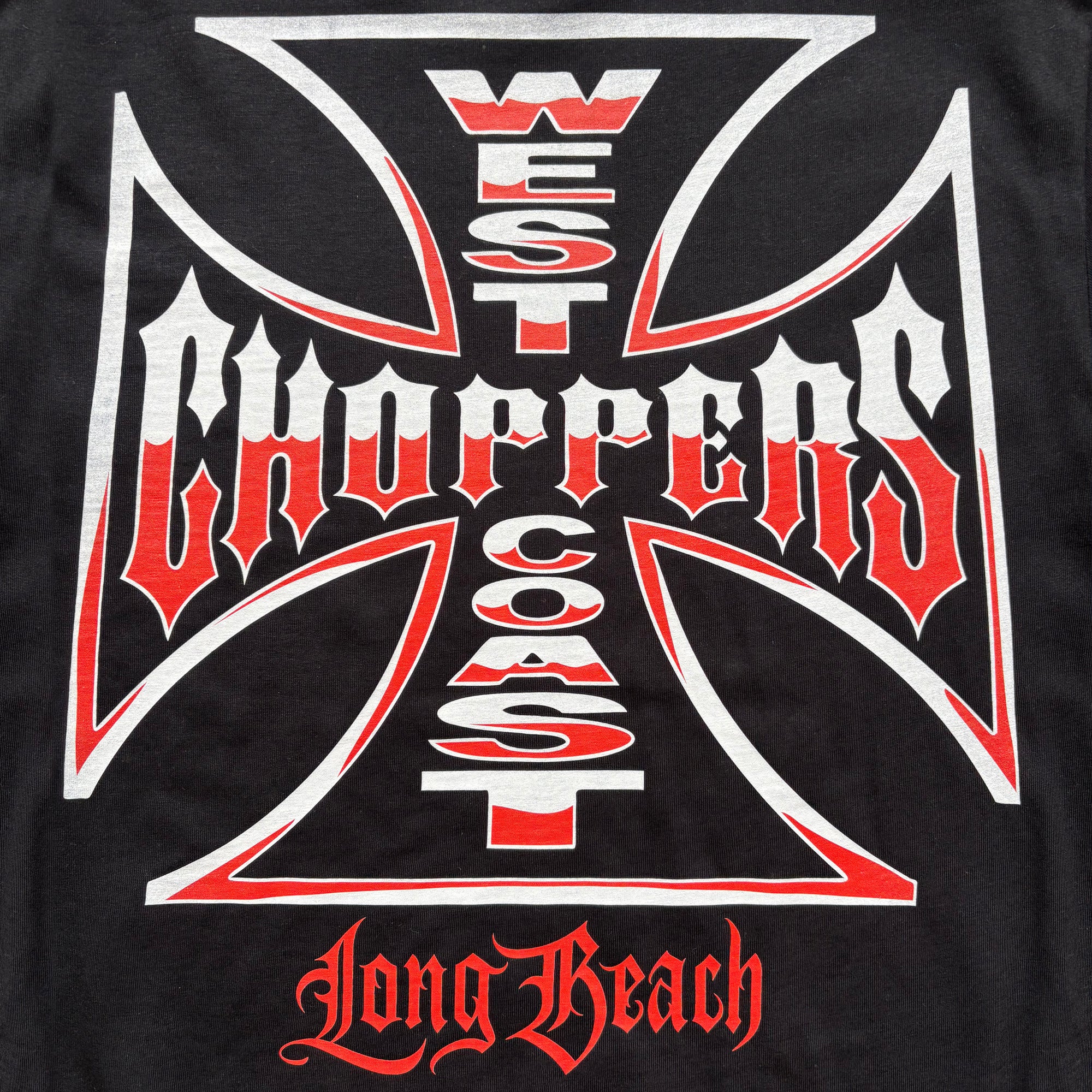 West Coast Choppers Chrome Effect Tee - Black