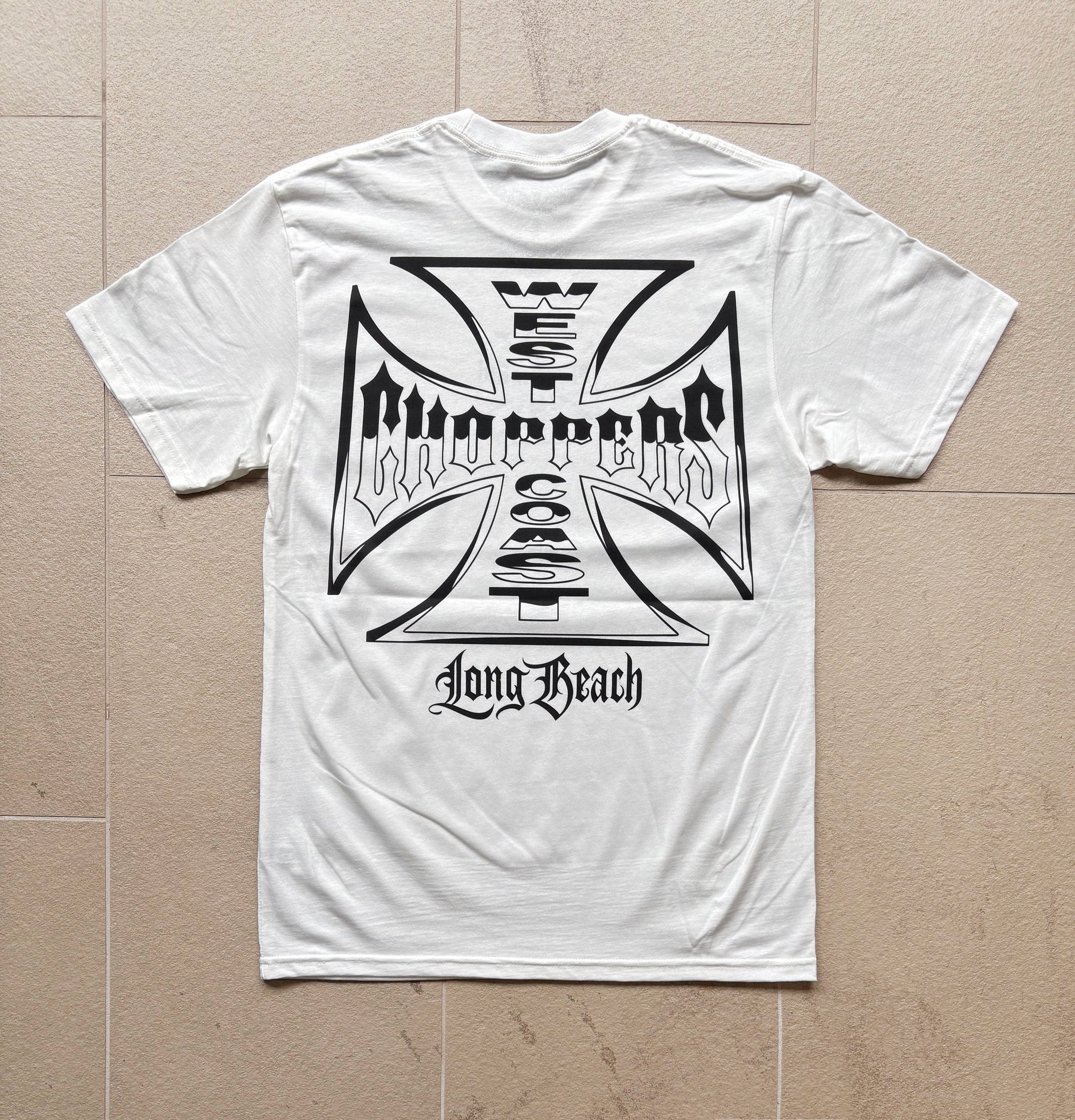 West Coast Choppers Chrome Effect Tee - White