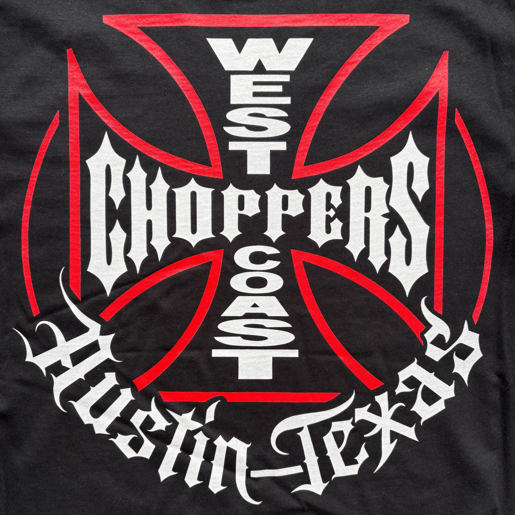 West Coast Choppers Circle Cross Tee - Black