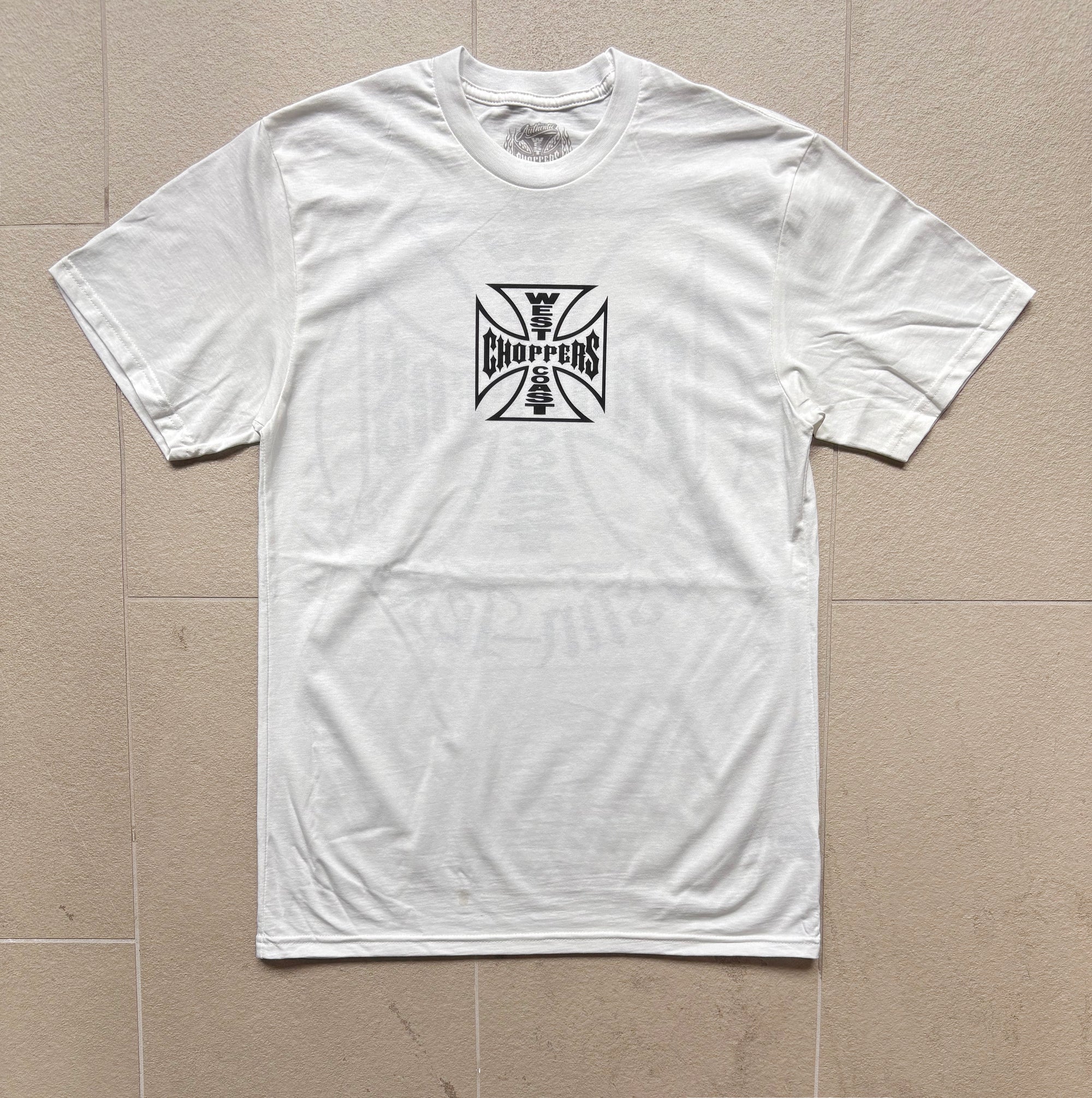 West Coast Choppers Circle Cross Tee - White