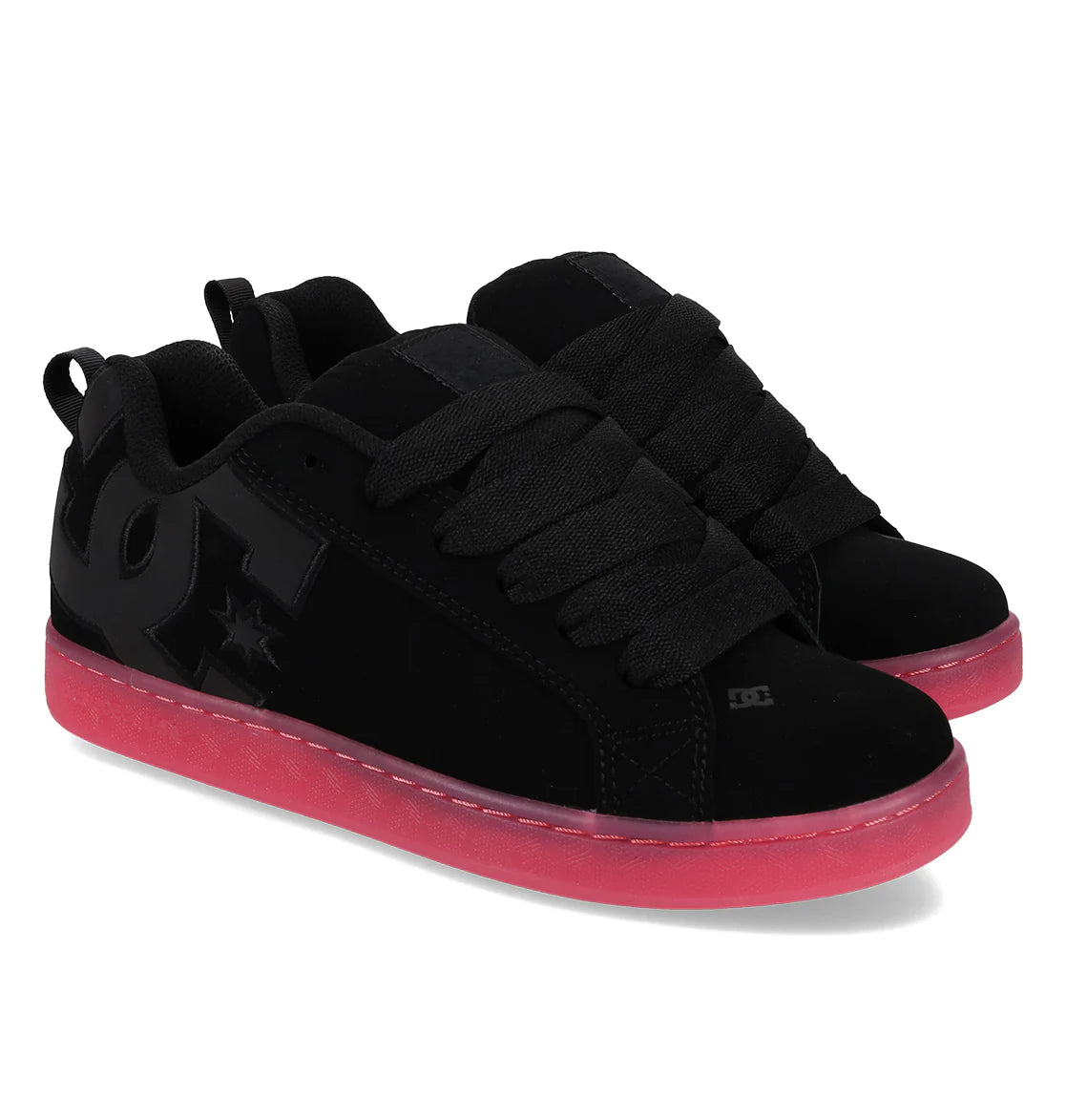 DC Womens Court Graffik - Black/Black/Pink