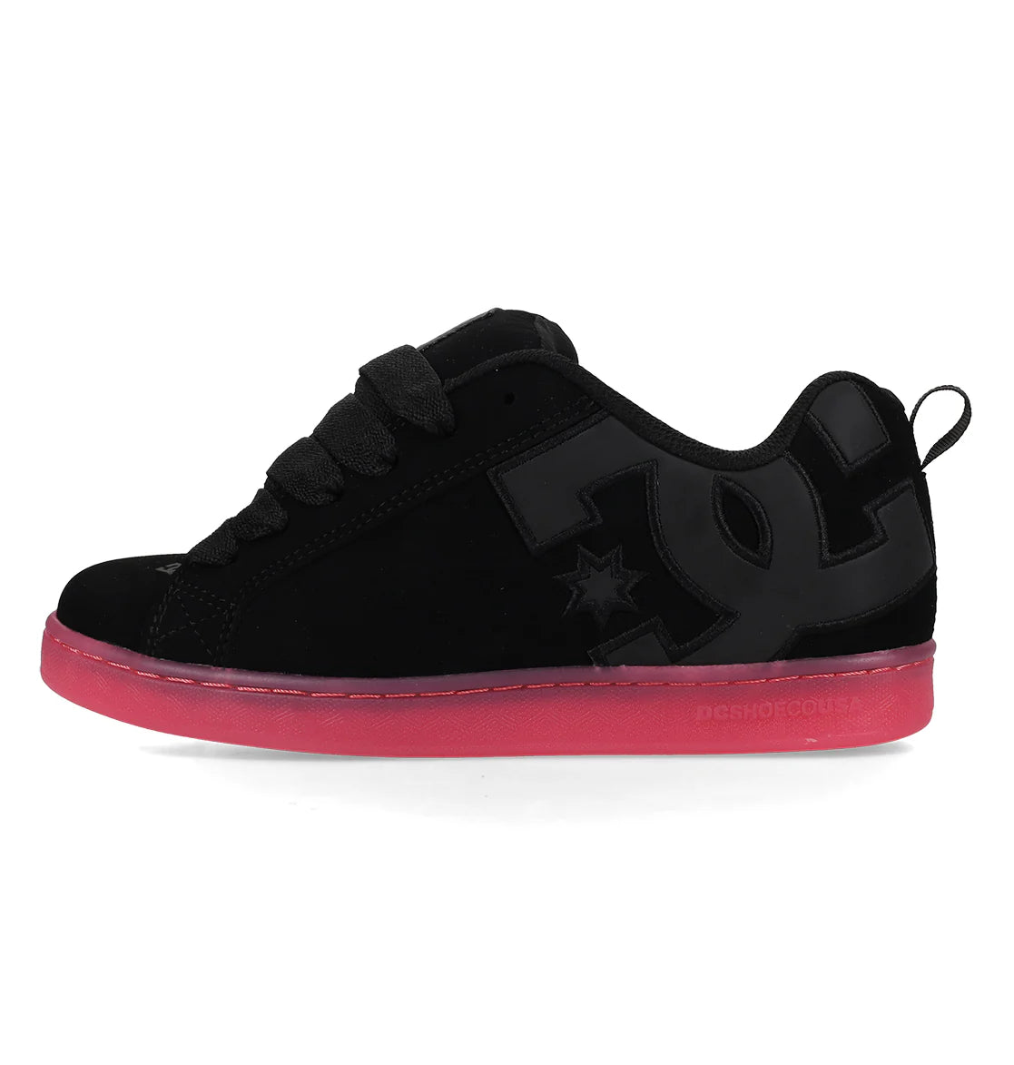 DC Womens Court Graffik - Black/Black/Pink