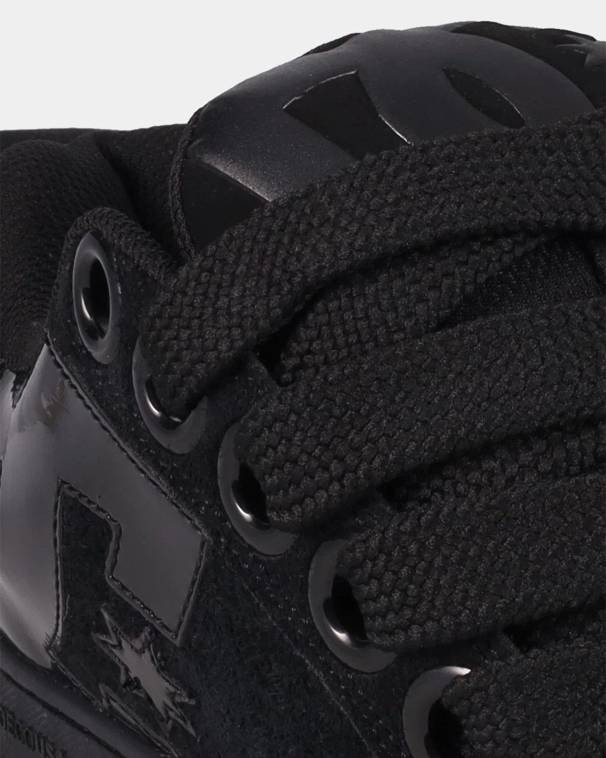 DC Womens Court Graffik Puff - Black/Black/Black