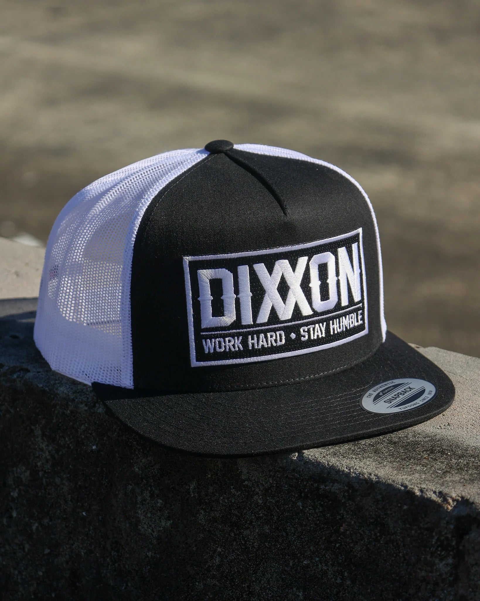 Dixxon Stamped Cap Black/White