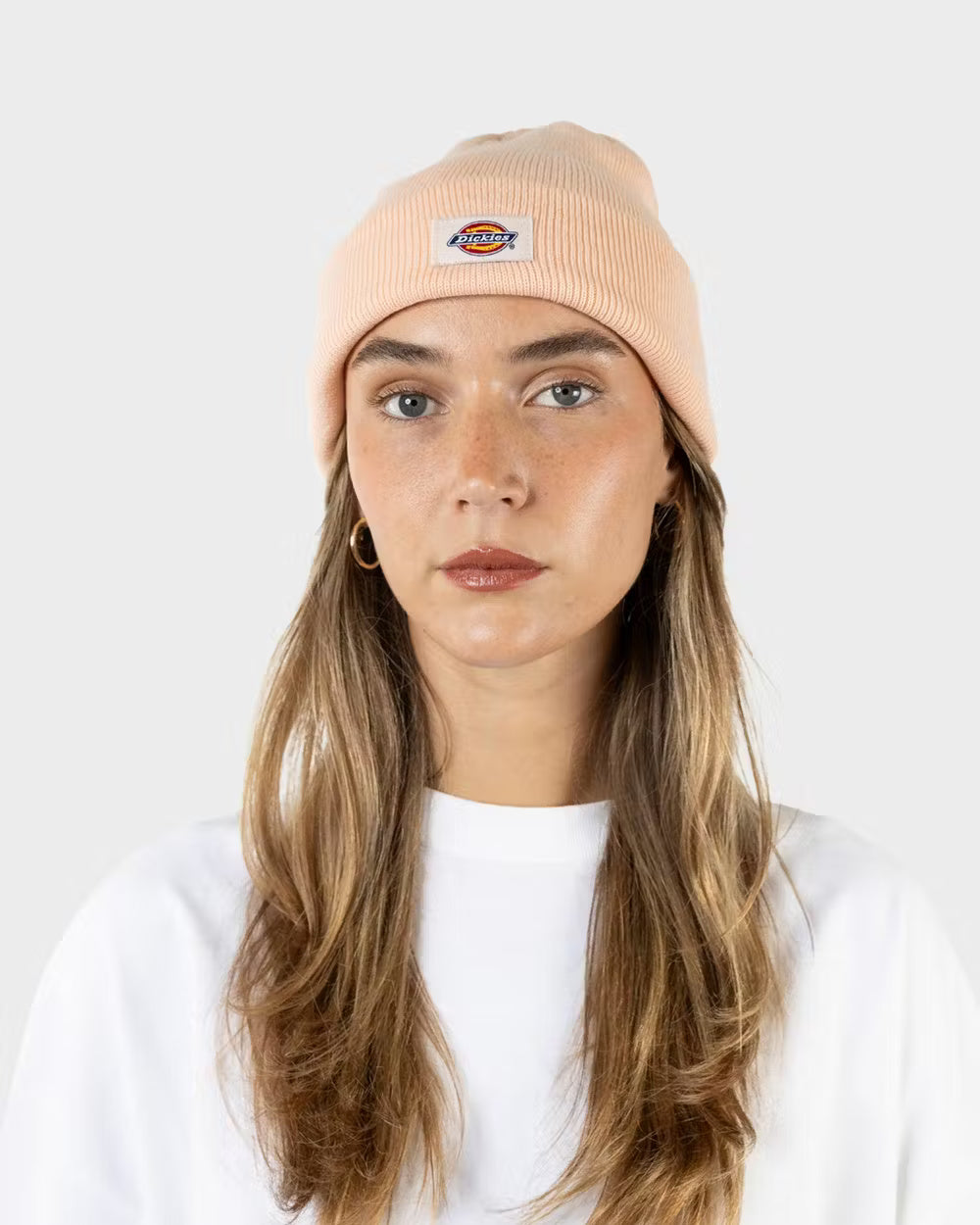Dickies Classic Label Beanie Peach