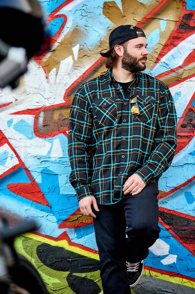 Dixxon J&P Cycles 45th Anniversary Flannel