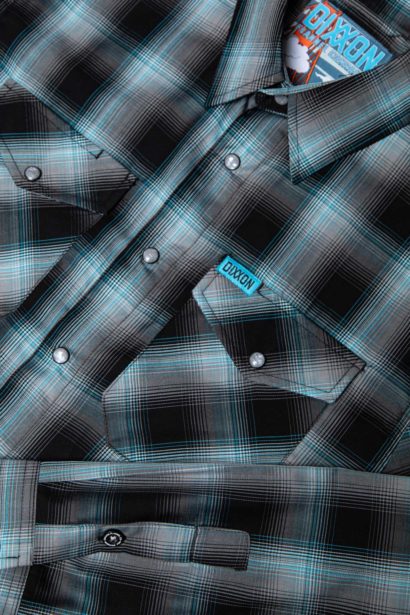 Dixxon Morning Fog Bamboo Long Sleeve Flannel