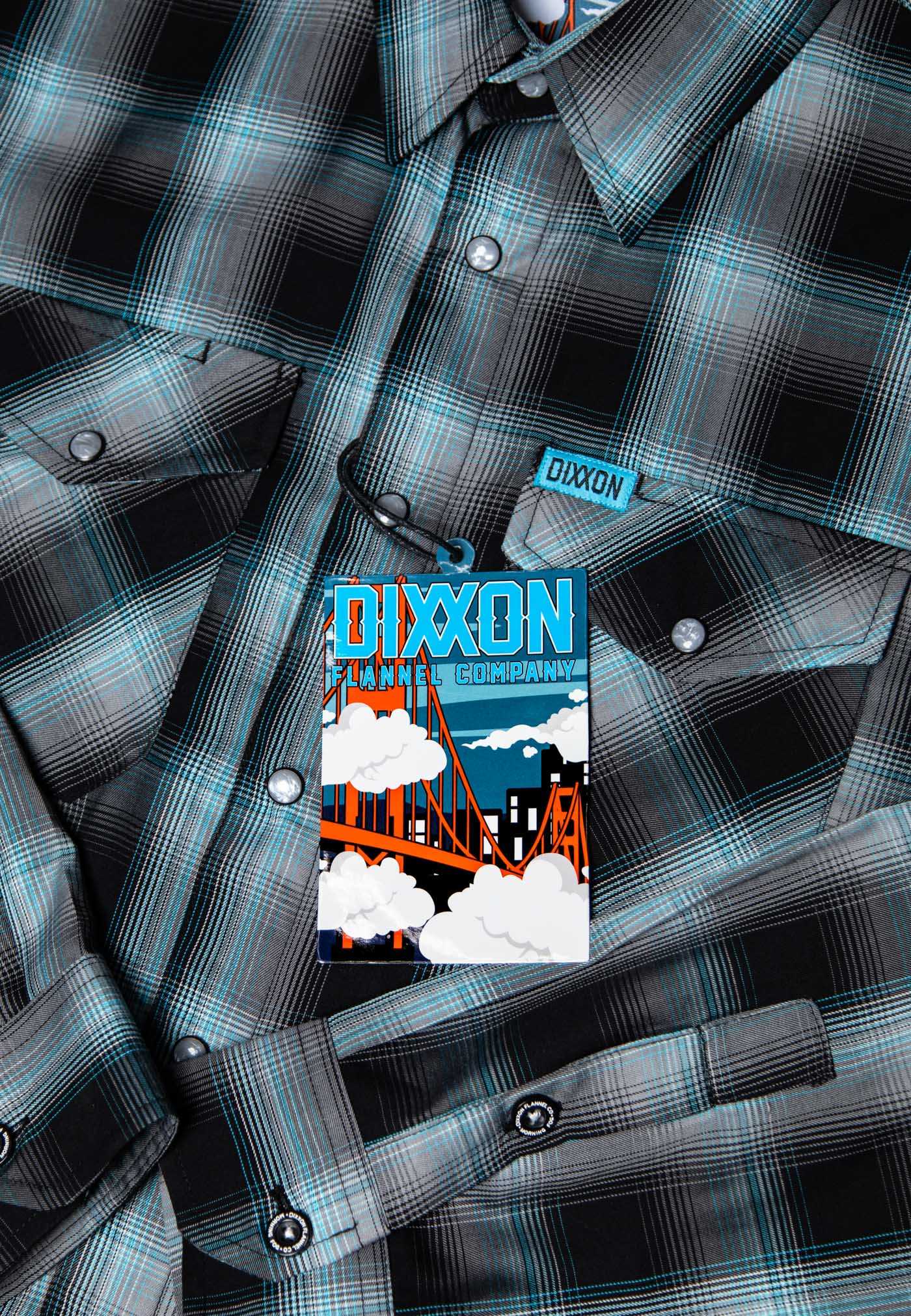 Dixxon Morning Fog Bamboo Long Sleeve Flannel
