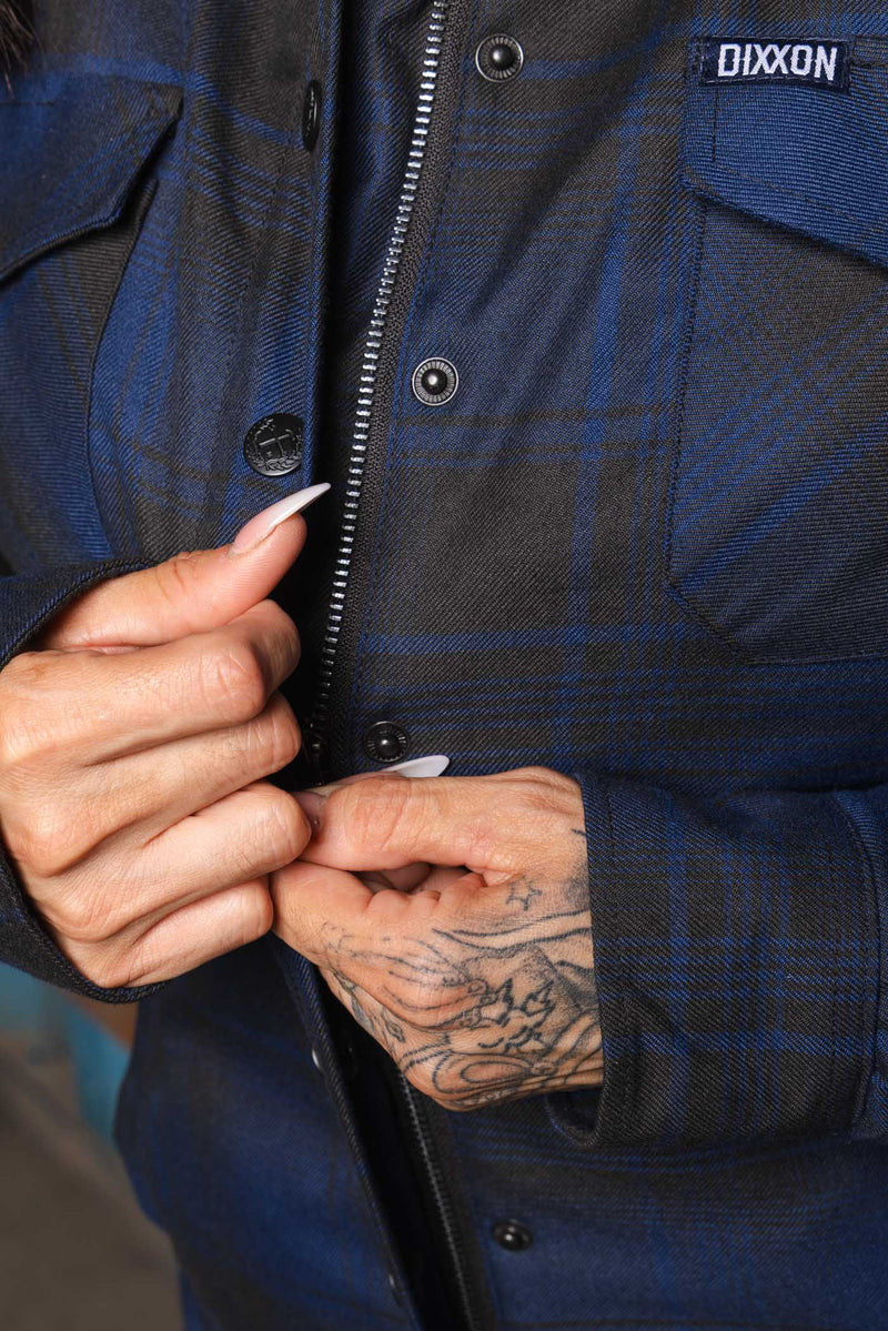 Dixxon Obscura Quilted Flannel Jacket
