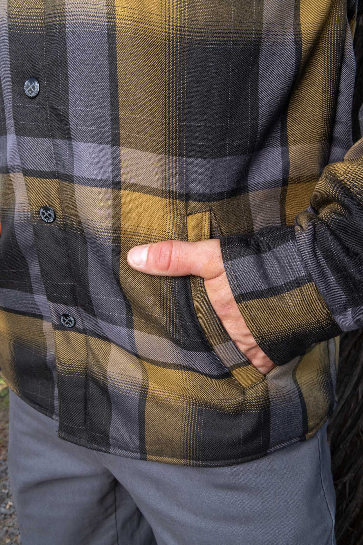 Dixxon Knox Sherpa Lined Flannel Jacket