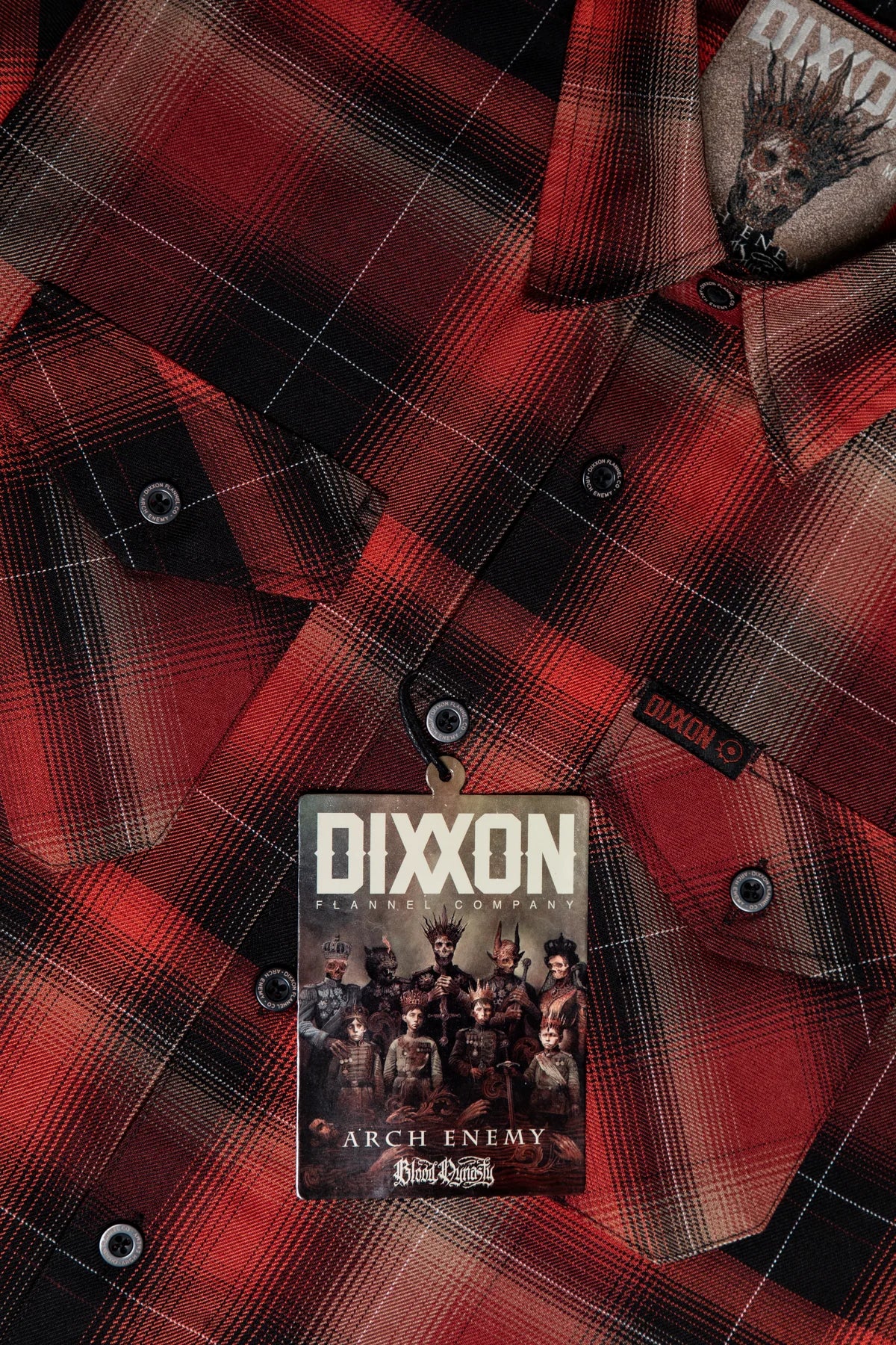 Dixxon The Arch Enemy - Blood Dynasty Flannel