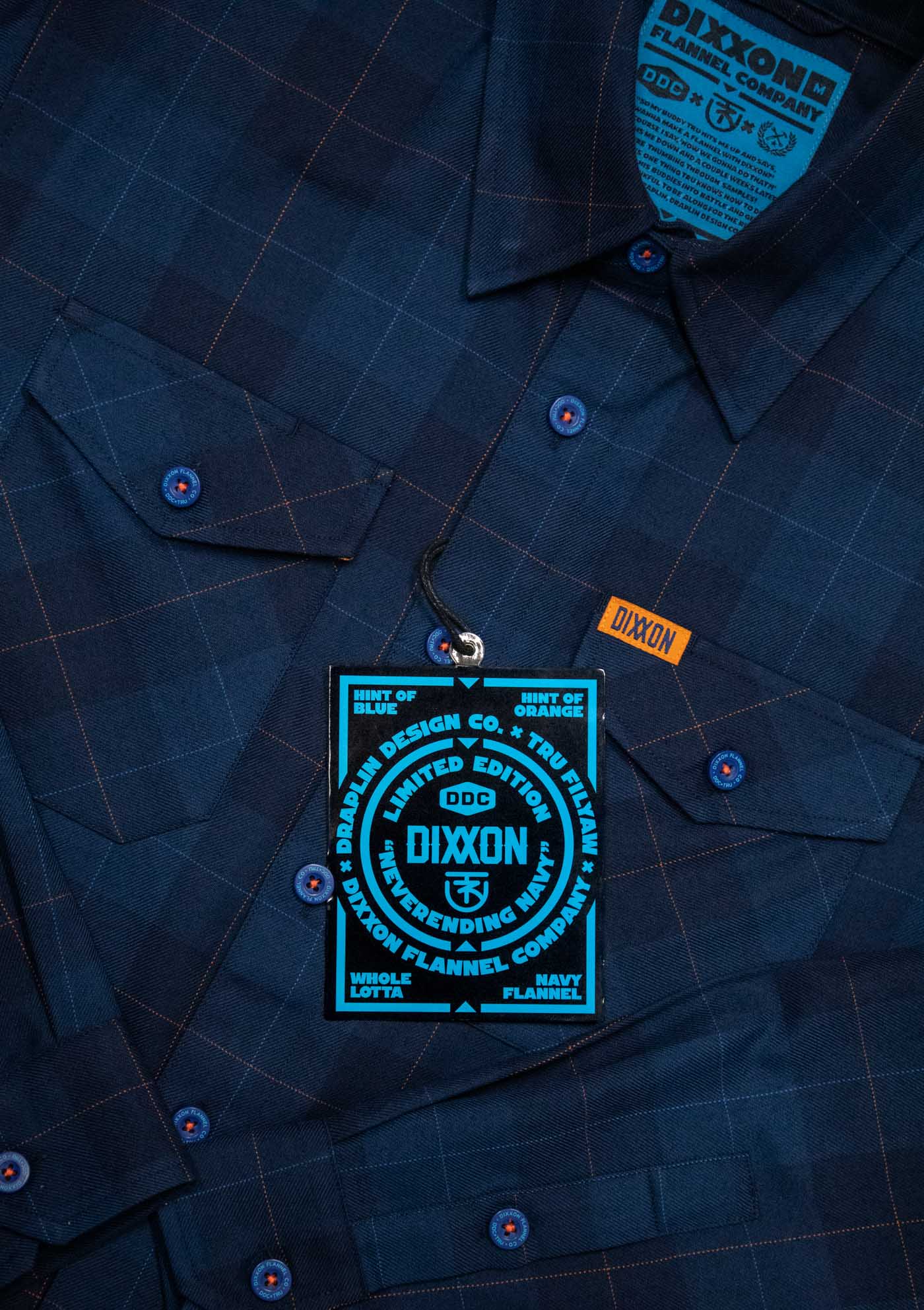 Dixxon Neverending Navy Flannel