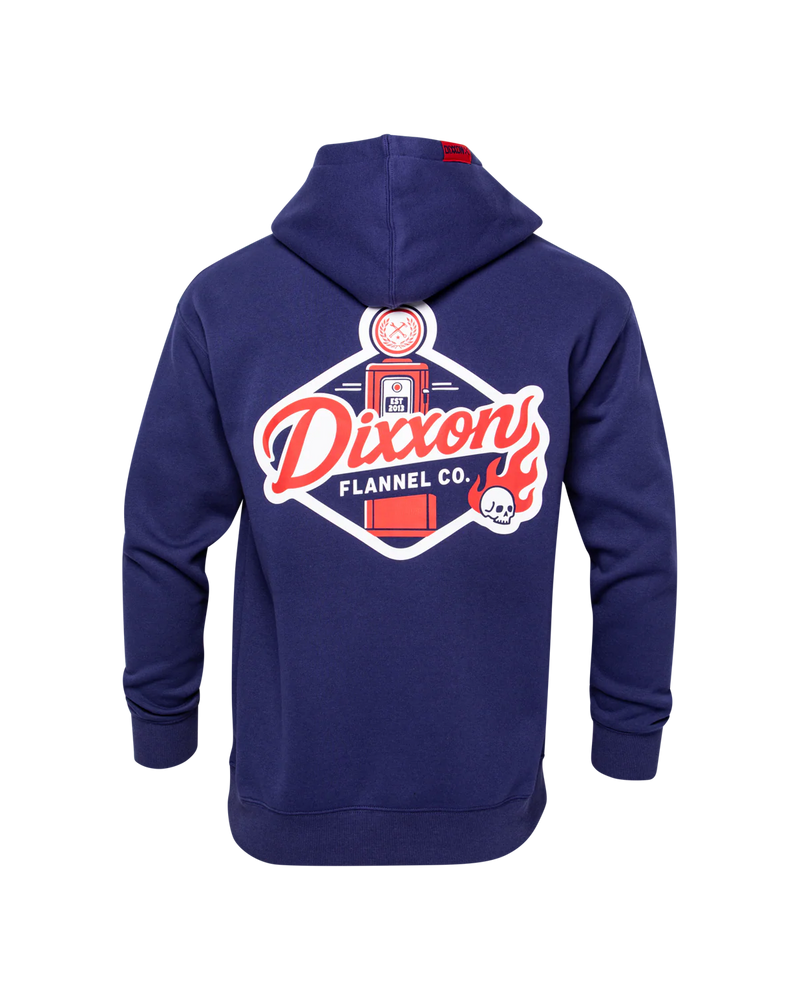 Dixxon Petrol Pullover Hood - Navy