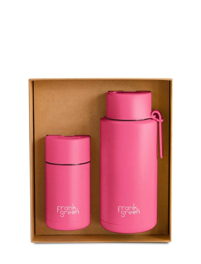 Frank Green The Essential Gift Set Large - Neon Pink