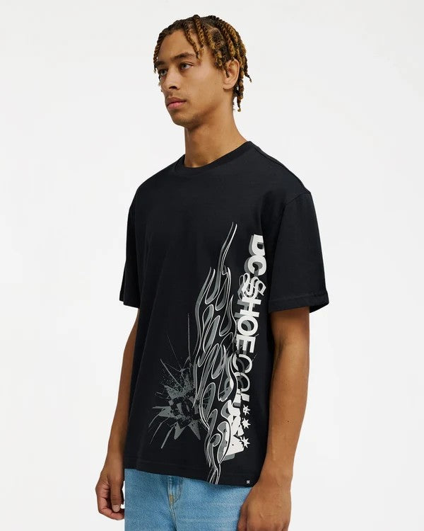 DC Mens Side Flame Tee