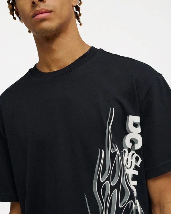 DC Mens Side Flame Tee