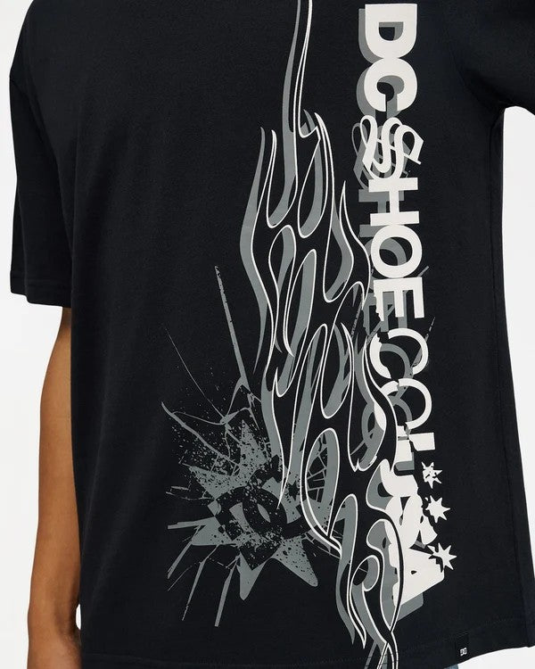 DC Mens Side Flame Tee