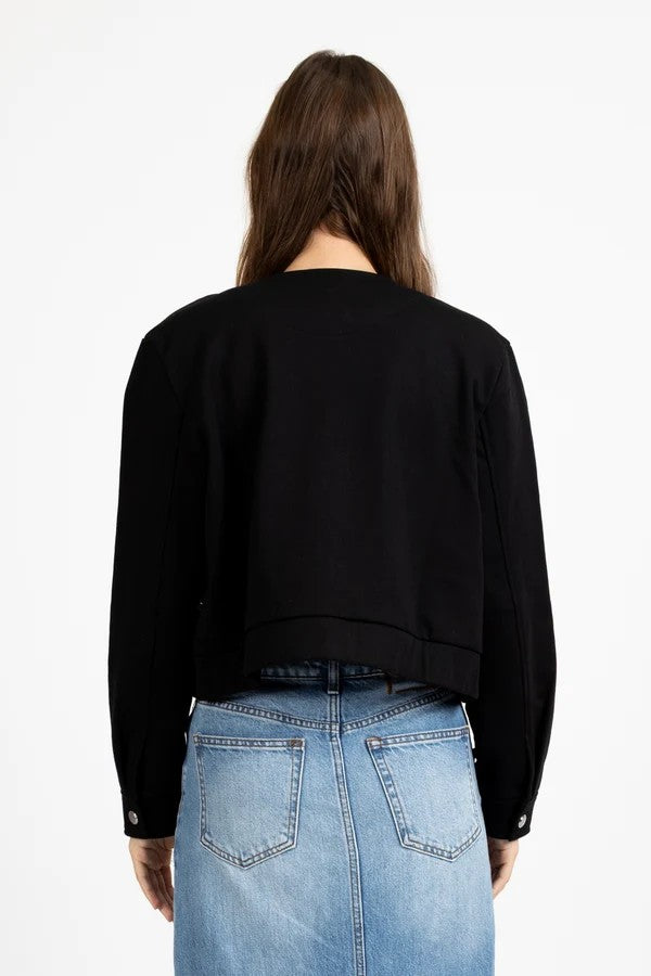 Federation Coco Jacket - Lil Fed Swoosh - Black