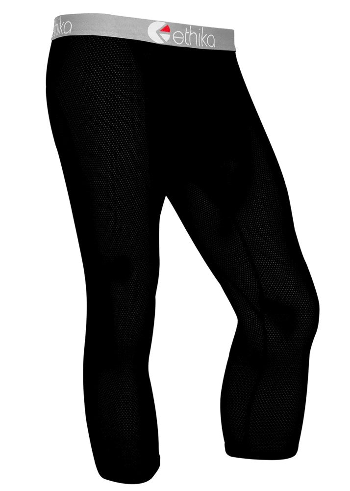 Ethika Mens Micromesh 3/4 Tight Black