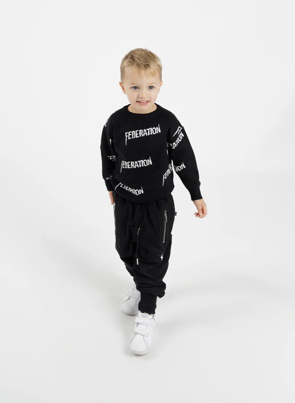 Federation Kids Repping Crew - Black