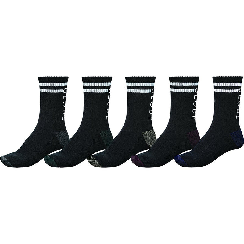 Globe Carter Crew Socks 5 Pack